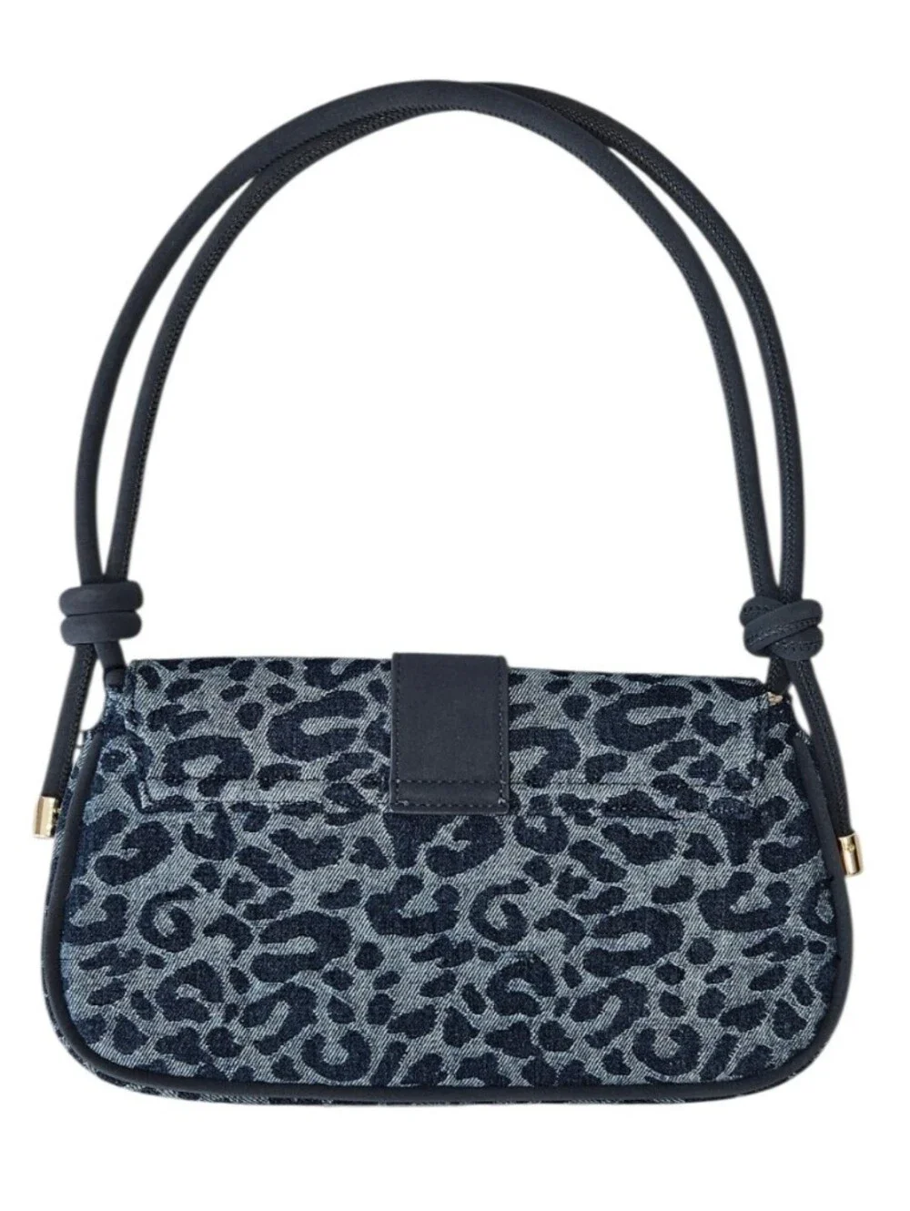 RARE - NWT ALDO Alodalegyn Denim Leopard Print Shoulder Bag – Trendy Y2K